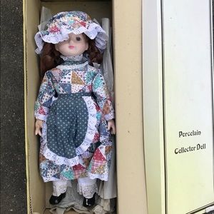 Vintage Schmid Porcelain Musical Doll with box